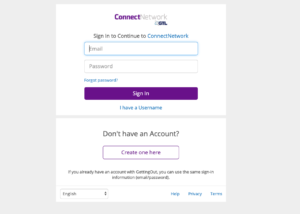 ConnectNetwork Sign-In Page